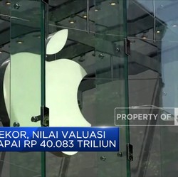 Apple Jadi Perusahaan Pertama Dunia Bervaluasi USD 3 Triliun