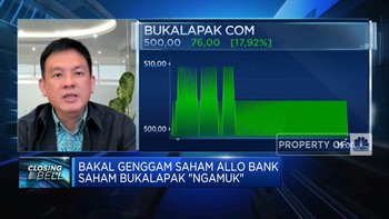 Bakal Genggam Saham Allo Bank, Saham Bukalapak 'Ngamuk'