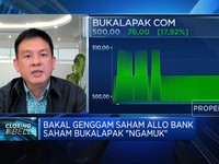 Bakal Genggam Saham Allo Bank, Saham Bukalapak 'Ngamuk'
