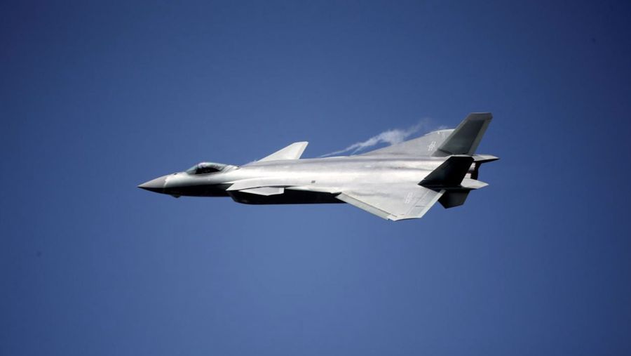 Chengdu J-20.(China Daily via Reuters)