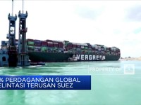 2021, Cuan Terusan Suez Tembus  Rp 90,12 Triliun