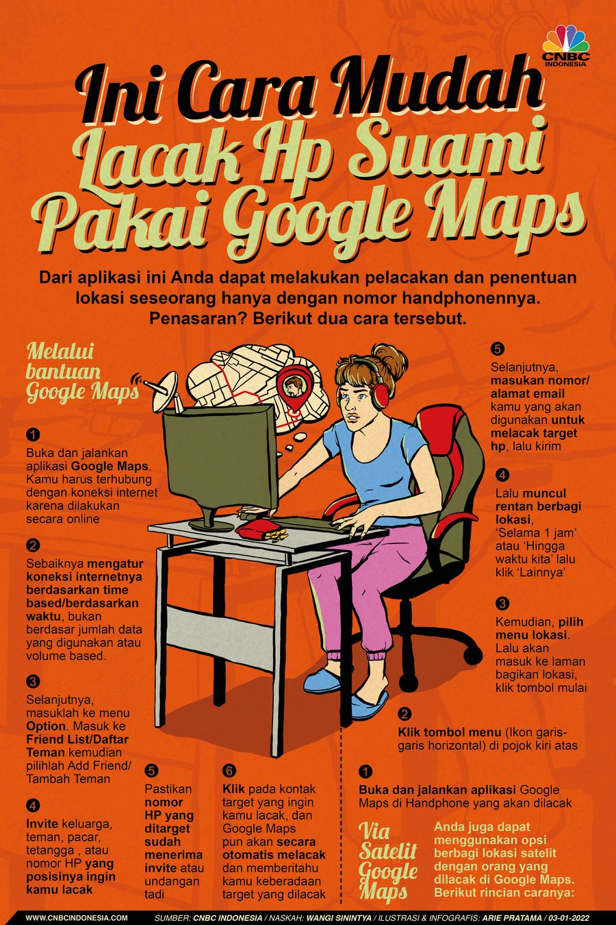 Infografis: Ini Cara Mudah Lacak Hp Suami Pakai Google Maps Infografis: Ini Cara Mudah Lacak Hp Suami Pakai Google Maps