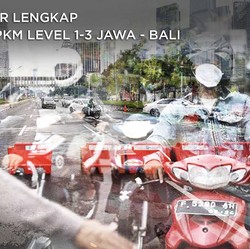 Daftar Lengkap Zona PPKM Level 1 & 2, Jakarta Masuk?