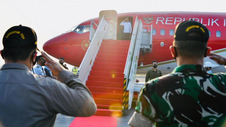 Presiden Joko Widodo (Jokowi) Bertolak ke Jawa Tengah Untuk Kunjungan Kerja (Foto: Laily Rachev - Biro Pers Sekretariat Presiden)