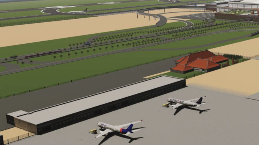 Rancangan Bandara Bali Utara (Tangkapan Layar via website bibuairport.com)