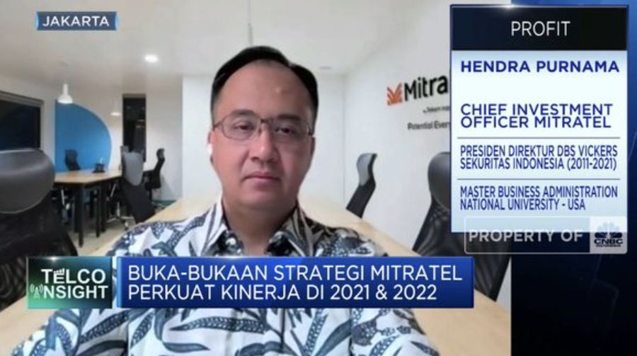 Chief Investment Officer PT Dayamitra Telekomunikasi Tbk (MTEL), Hendra Purnama
