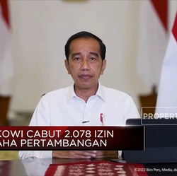 2.078 Izin Tambang Dicabut Jokowi, Itu Batu Bara Semua?