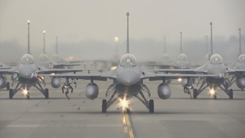 Jet tempur F-16V (REUTERS/ANN WANG) Jet tempur F-16V (REUTERS/ANN WANG)