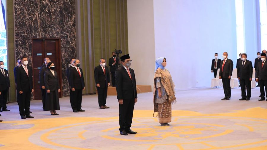Pengukuhan Juda Agung & Aida S. Budiman sebagai Deputi Gubernur Bank Indonesia