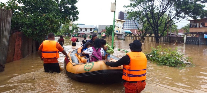 Bencana Hidrometeorologi Basah di Kota Jayapura (ist via BNPB)