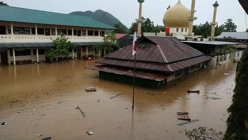 Bencana Hidrometeorologi Basah di Kota Jayapura (ist via BNPB)