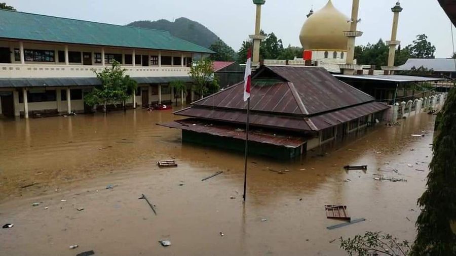 Bencana Hidrometeorologi Basah di Kota Jayapura (ist via BNPB)