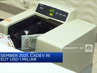 Desember 2021, Cadev RI Susut USD 1 Miliar