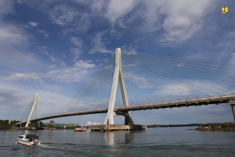 Jembatan Pulau Balang, Kalimantan Timur (Dok. Kementerian PUPR)