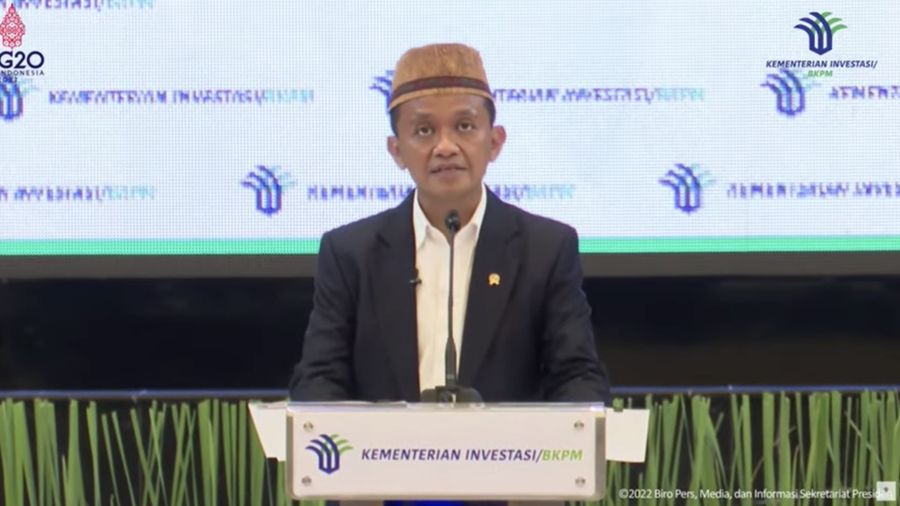 Keterangan Pers Menteri Investasi dan Kepala BKPM Bahlil Lahadalia tentang Pencabutan IUP, HGU dan HGB, 7 Desember 2022. (Tangkapan Layar Youtube Sekretariat Presiden)