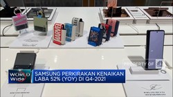 Laba Samsung Q4-2021 Melesat, Diproyeksi Nai 23%