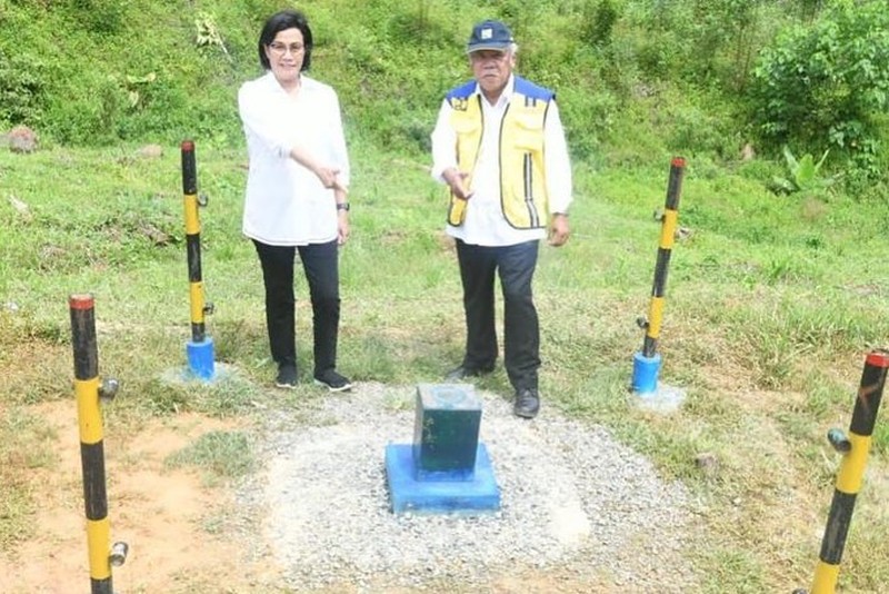 Kunjungan Kerja Menteri PPN/Kepala Bappenas ke titik nol pembangunan dan titik lokasi Istana Negara di IKN, Penajam Paser Utara, Kalimantan Timur. Ist