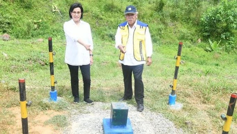 Kunjungan Kerja Menteri PPN/Kepala Bappenas ke titik nol pembangunan dan titik lokasi Istana Negara di IKN, Penajam Paser Utara, Kalimantan Timur. Ist
