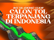 Rute Calon Tol Terpanjang di RI, Nyambung dari Bandung 206 Km