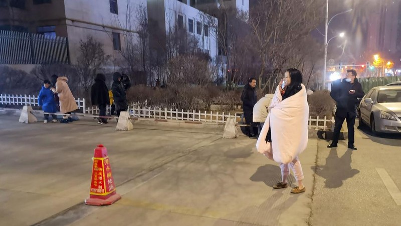 Gempa China (Tangkapan Layar AP Video)