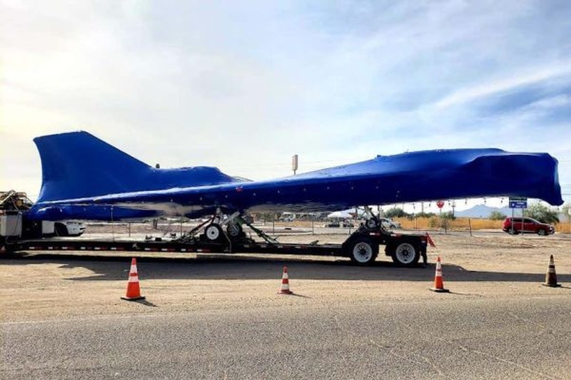 Pesawat Jet Supersonik X-59 bakal menjalani pengujian struktural di markas NASA di Fort Worth, Texas. (Dok: Lockheed Martin/NASA/slashgear)