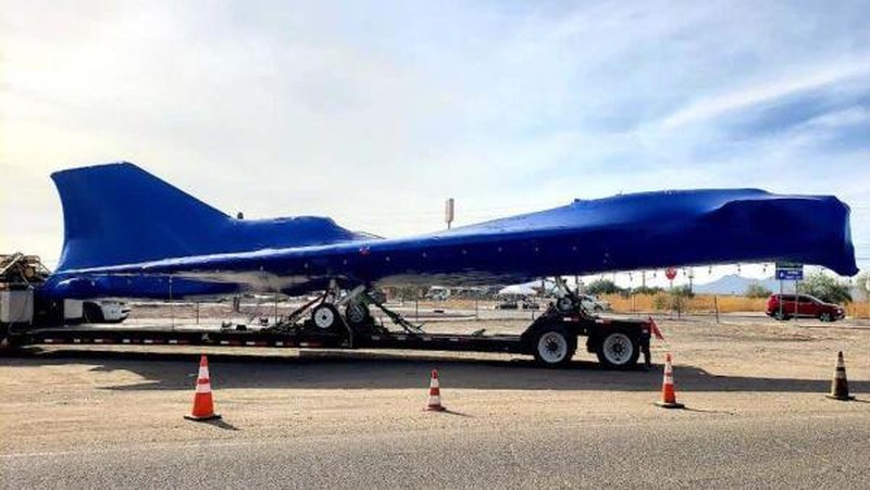 Pesawat Jet Supersonik X-59 bakal menjalani pengujian struktural di markas NASA di Fort Worth, Texas. (Dok: Lockheed Martin/NASA/slashgear)