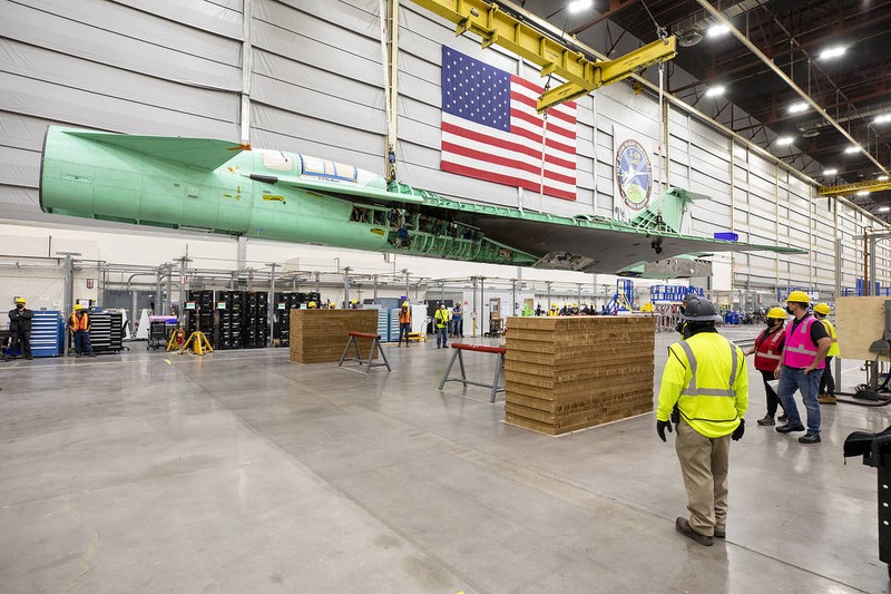 Pesawat Jet Supersonik X-59 bakal menjalani pengujian struktural di markas NASA di Fort Worth, Texas. (Dok: Lockheed Martin/NASA/slashgear) Pesawat Jet Supersonik X-59 bakal menjalani pengujian struktural di markas NASA di Fort Worth, Texas. (Dok: Lockheed Martin/NASA/slashgear)