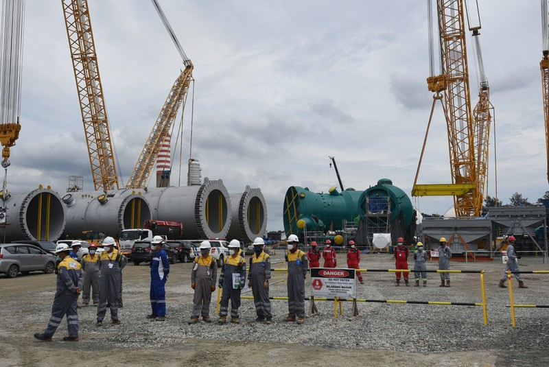 Proyek Kilang Raksasa Pertamina Balikpapan (Dok: Pertamina) Proyek Kilang Raksasa Pertamina Balikpapan (Dok: Pertamina)