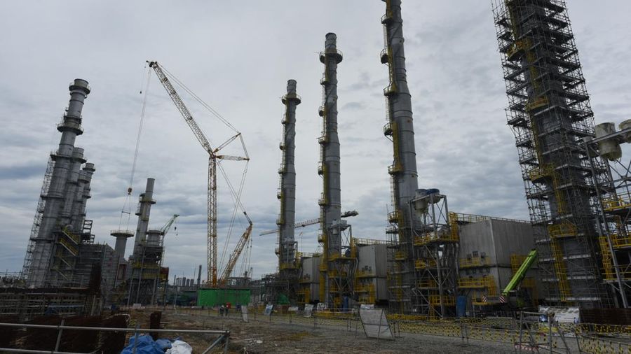 Proyek Kilang Raksasa Pertamina Balikpapan (Dok: Pertamina)