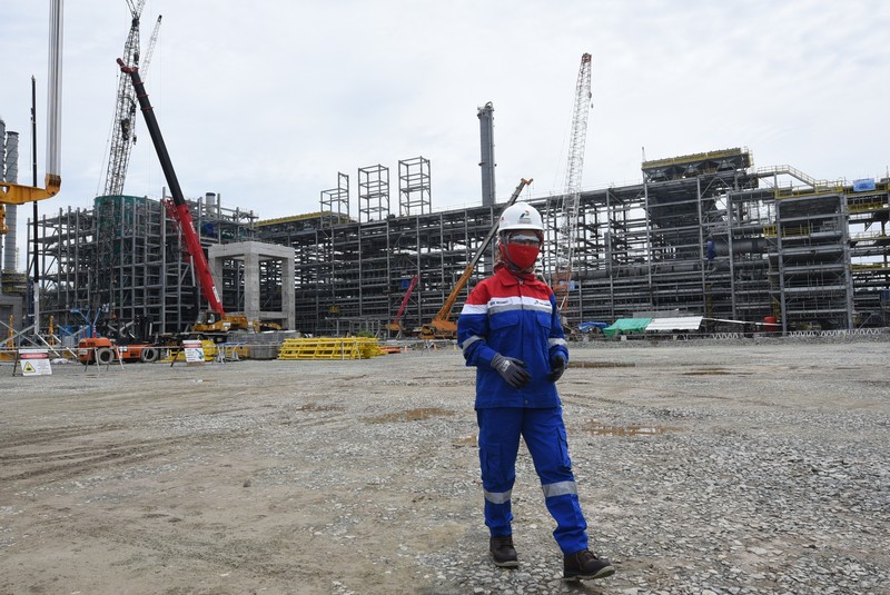 Proyek Kilang Raksasa Pertamina Balikpapan (Dok: Pertamina) Proyek Kilang Raksasa Pertamina Balikpapan (Dok: Pertamina)