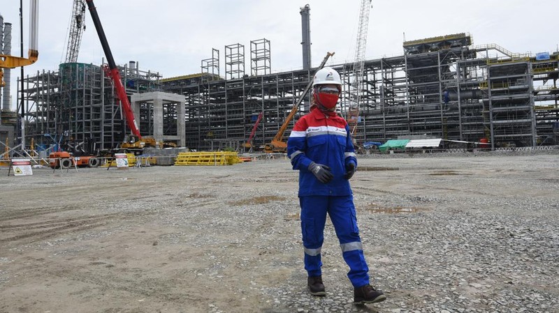Proyek Kilang Raksasa Pertamina Balikpapan (Dok: Pertamina)