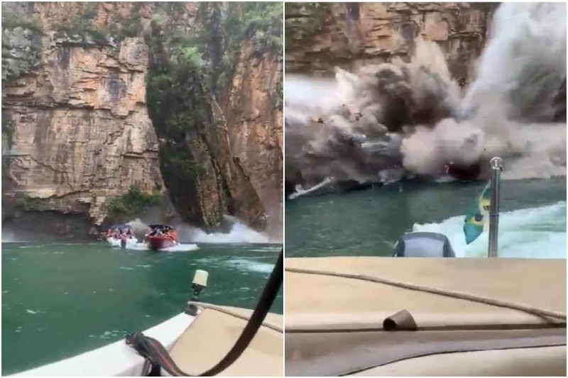 Tim penyelamat termasuk regu selam dan anggota Angkatan Laut Brasil bergegas ke Danau Furnas di negara bagian Minas Gerais. (Tangkapan layar SCREENGRAB V4GN3R/TWITTER) Tim penyelamat termasuk regu selam dan anggota Angkatan Laut Brasil bergegas ke Danau Furnas di negara bagian Minas Gerais. (Tangkapan layar SCREENGRAB V4GN3R/TWITTER)