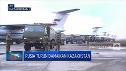 Rusia Turun Damaikan Kazakhstan