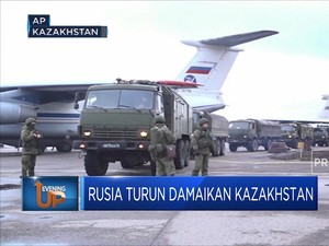 Rusia Turun Damaikan Kazakhstan