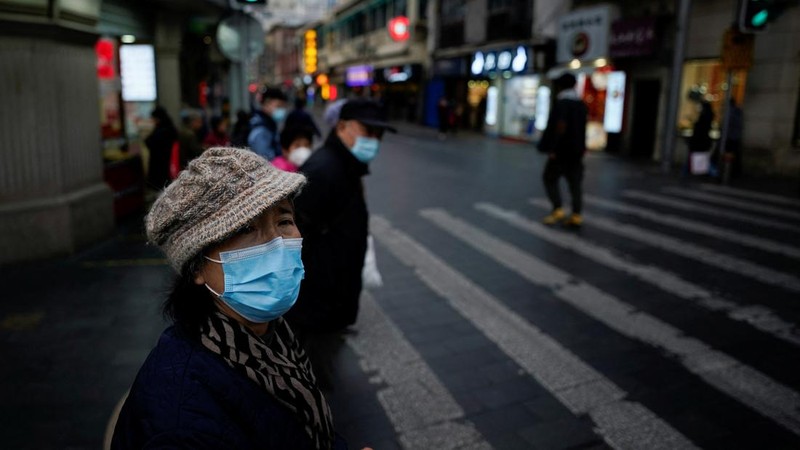 lonjakan kasus covid di China (AP/Sun Fanyue)