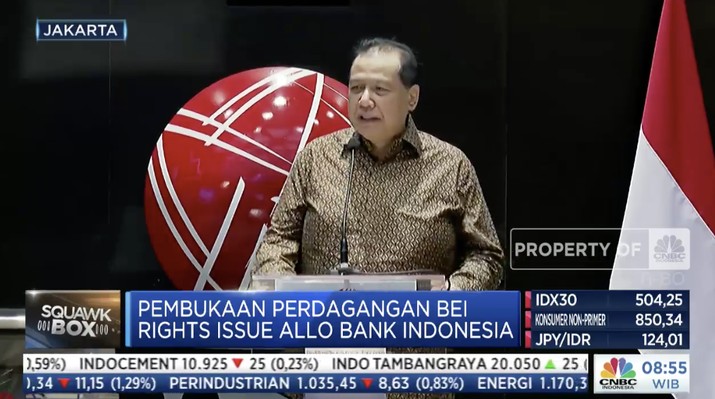 Chairul Tanjung di Bursa Efek Jakarta (Tangkapan layar CNBC Indonesia TV) Chairul Tanjung di Bursa Efek Jakarta (Tangkapan layar CNBC Indonesia TV)