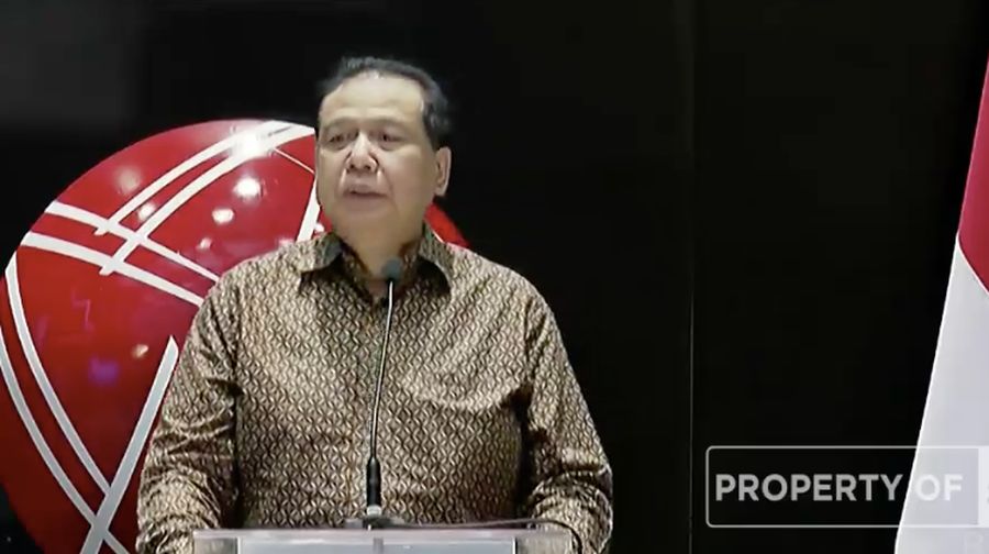 Chairul Tanjung di Bursa Efek Indonesia (Tangkapan layar CNBC Indonesia TV)