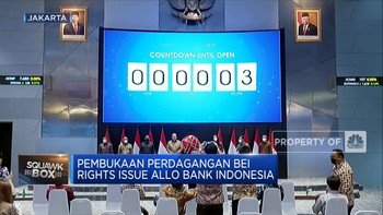 CT Buka Perdagangan Bursa,Saham Allo Bank Melesat di Atas 10%