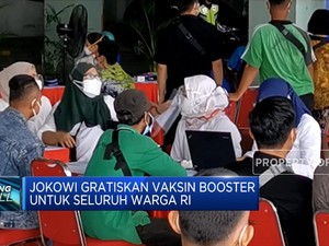 Jokowi Gratiskan Vaksin Booster Untuk Seluruh Warga Indonesia