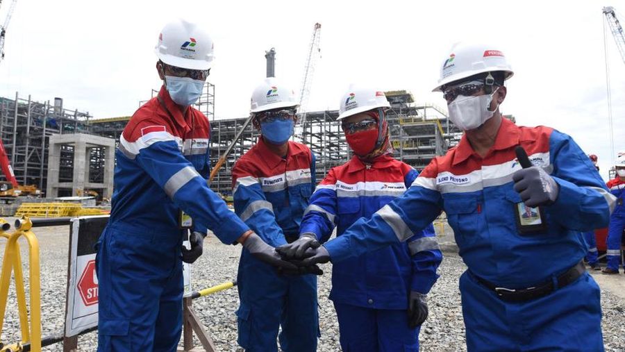 Proyek Kilang Raksasa Pertamina Balikpapan (Dok: Pertamina)
