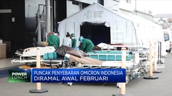 Puncak Penyebaran Omicron Indonesia Diramal Awal Februari