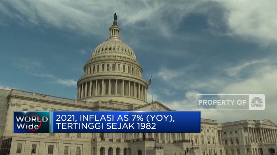 2021, Inflasi AS 7% (YoY) Tertinggi Sejak 1982