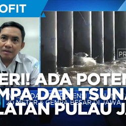 BMKG: Waspada, Ada Potensi Gempa dan Tsunami di Selatan Jawa