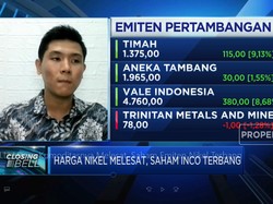 Harga Komoditasnya Melesat, Saham Produsen Nikel Terbang