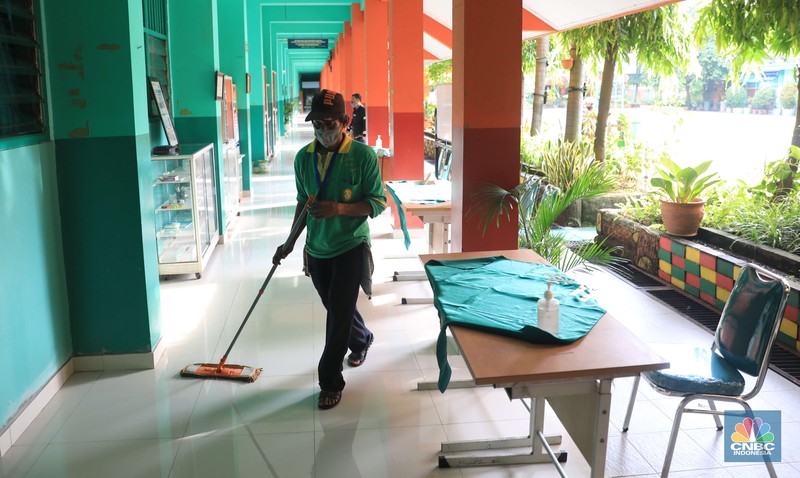Sekolah SMAN 71 Jakarta (CNBC Indonesia/Muhammad Sabki)