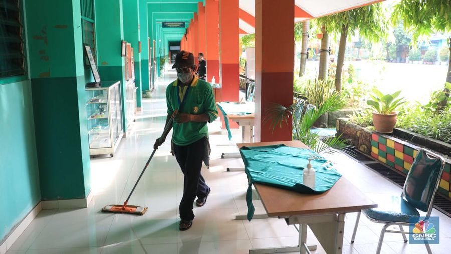 Sekolah SMAN 71 Jakarta (CNBC Indonesia/Muhammad Sabki)