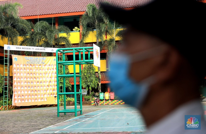 Sekolah SMAN 71 Jakarta (CNBC Indonesia/Muhammad Sabki)