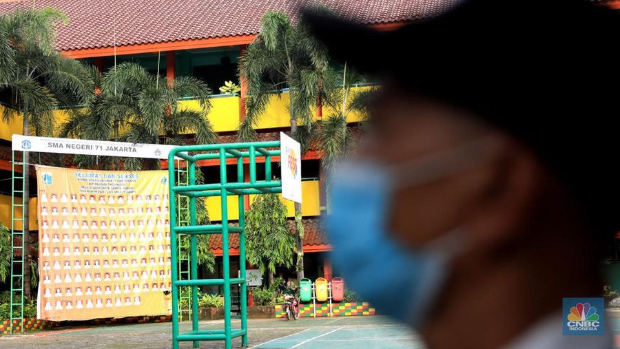 Sekolah SMAN 71 Jakarta (CNBC Indonesia/Muhammad Sabki)