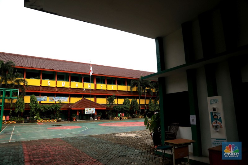 Sekolah SMAN 71 Jakarta (CNBC Indonesia/Muhammad Sabki)
