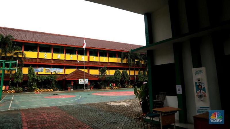 Sekolah SMAN 71 Jakarta (CNBC Indonesia/Muhammad Sabki)